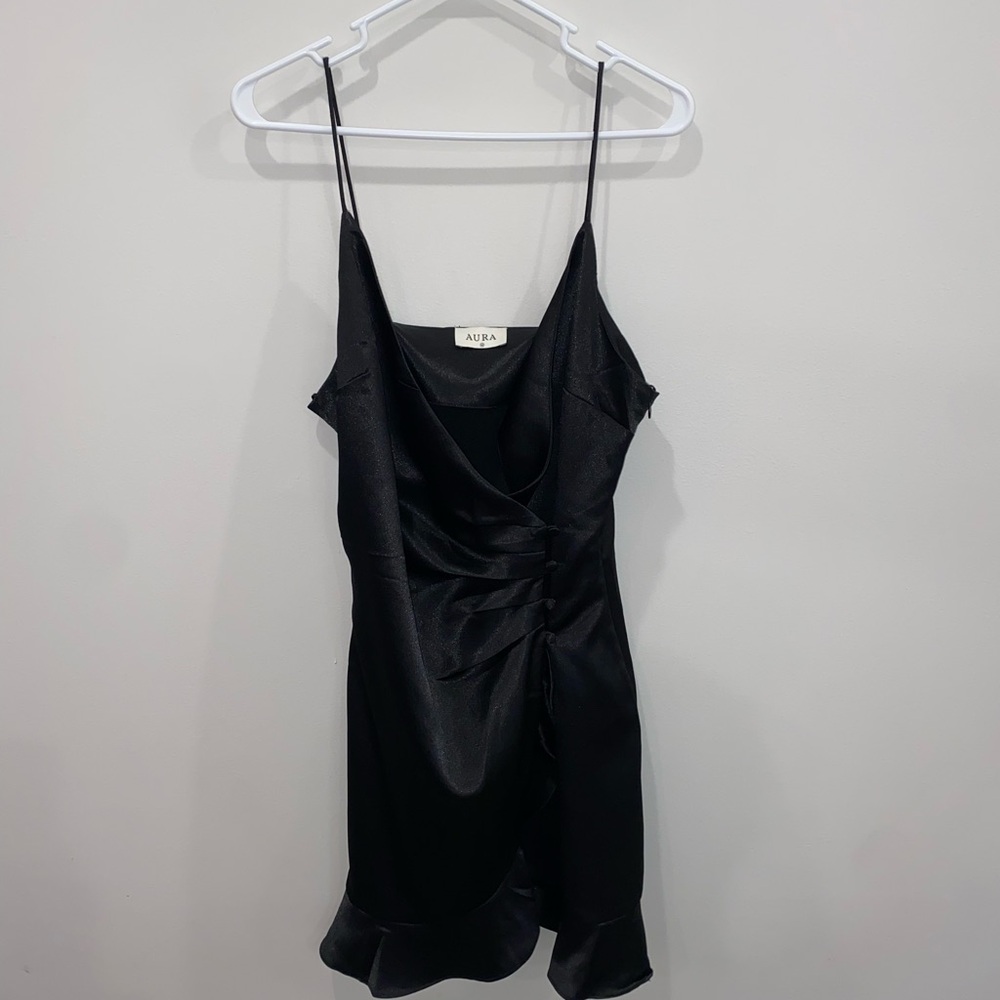 Aura Black Mini Dress Women’s Size Medium NWOT